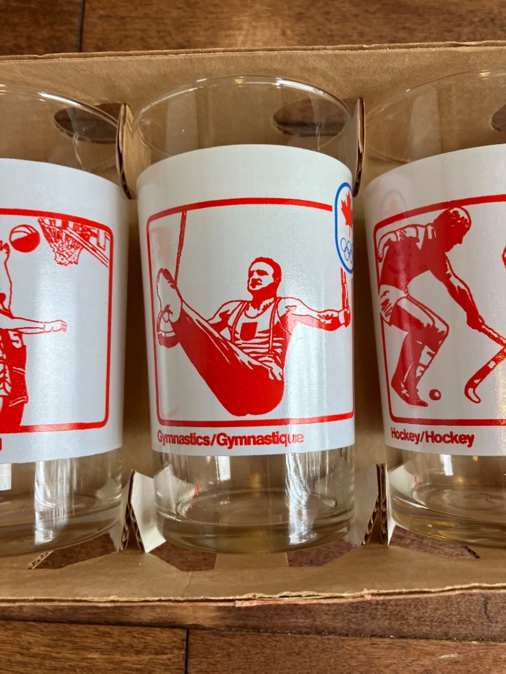 Vintage Montreal Olympics 4 Oz Glasses -Set of Four - Picture 3 of 14